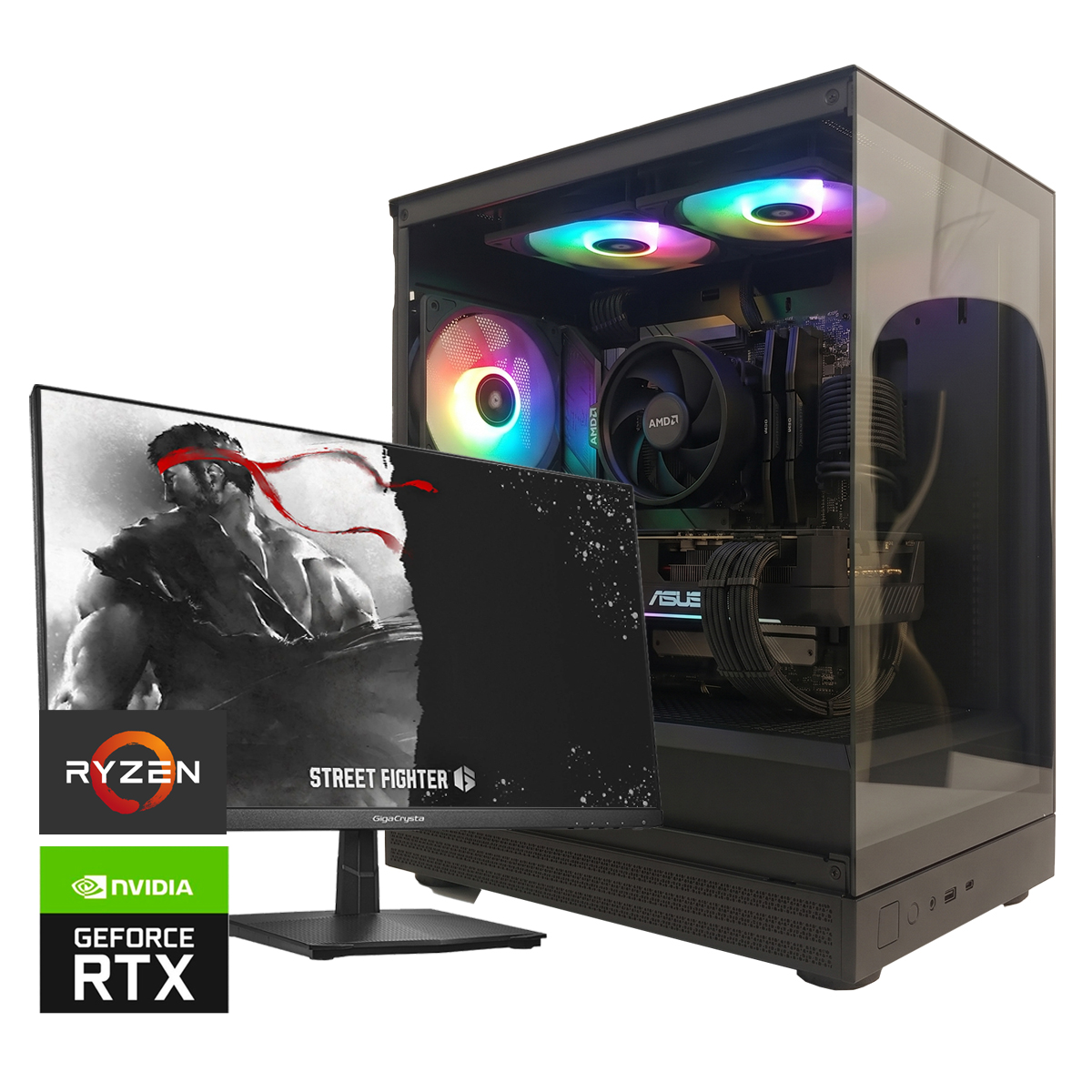中古ゲーミングPC フルセット | GTX1660Super / Ryzen5 3500 / 16GB