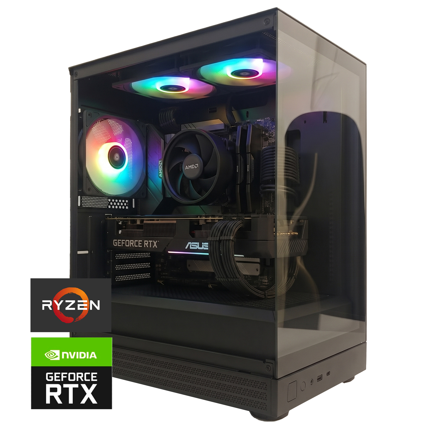 中古ゲーミングPC フルセット | RTX2070 / Ryzen5 5500 / 16GB