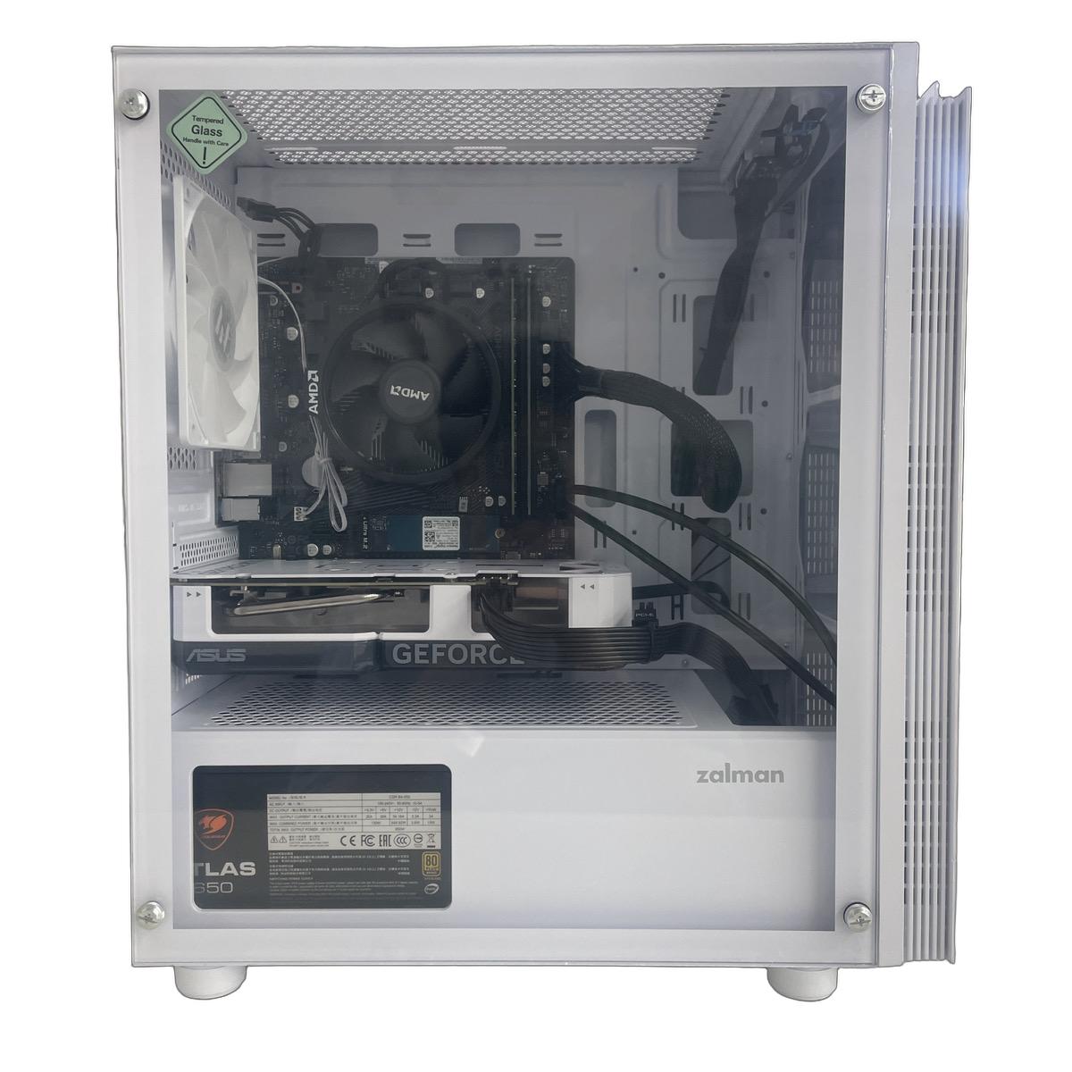 新品ケース】風神フルセット RTX4060 搭載| AMD Ryzen5 5500 / ZALMAN