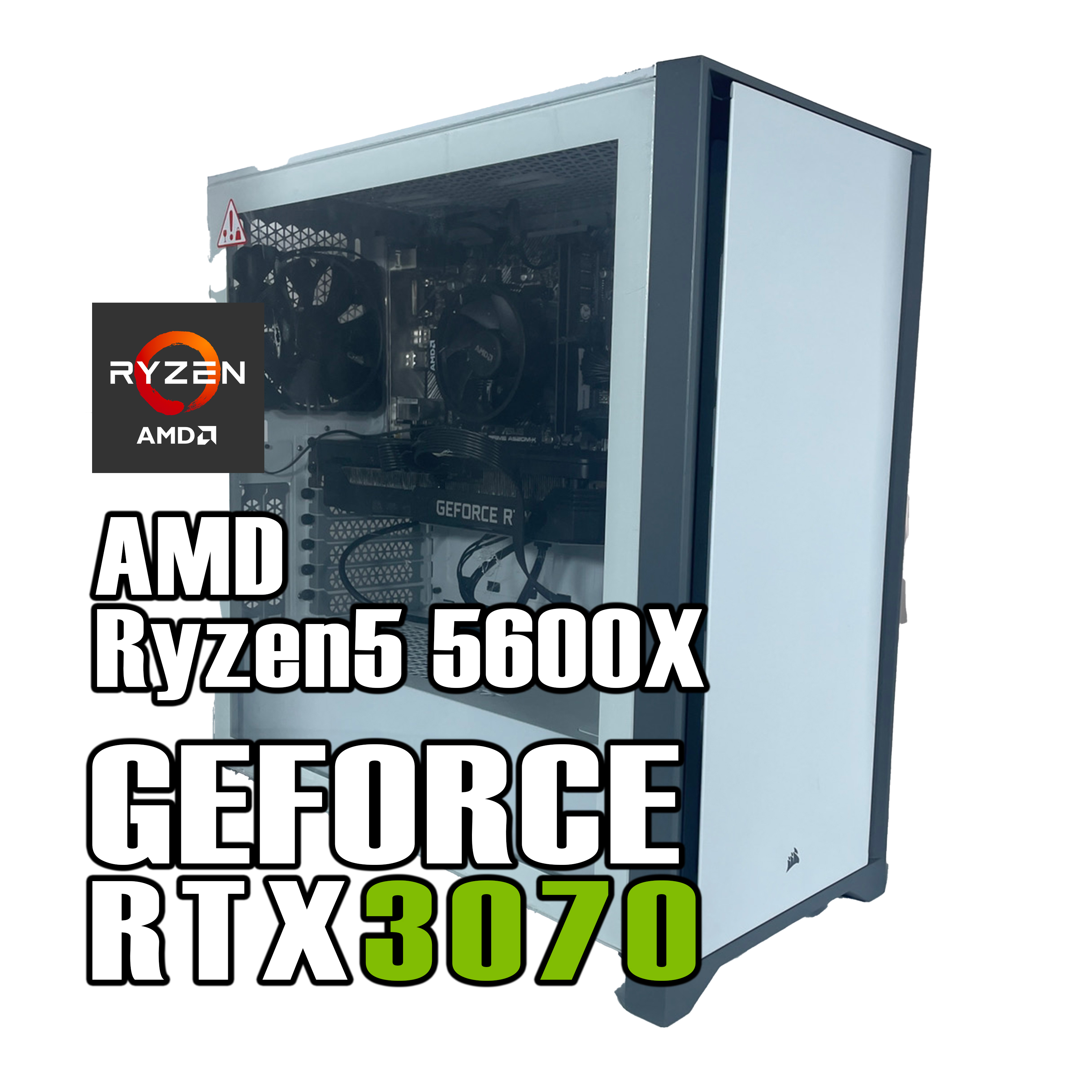 【即納！】 AMD Ryzen 5 5600X / GeForce RTX 3070 / メモリ DDR4 16GB / SSD 360GB / HDD 4TB / Corsair / Windows11 |中古ゲーミングPC専門店GP-ZERO