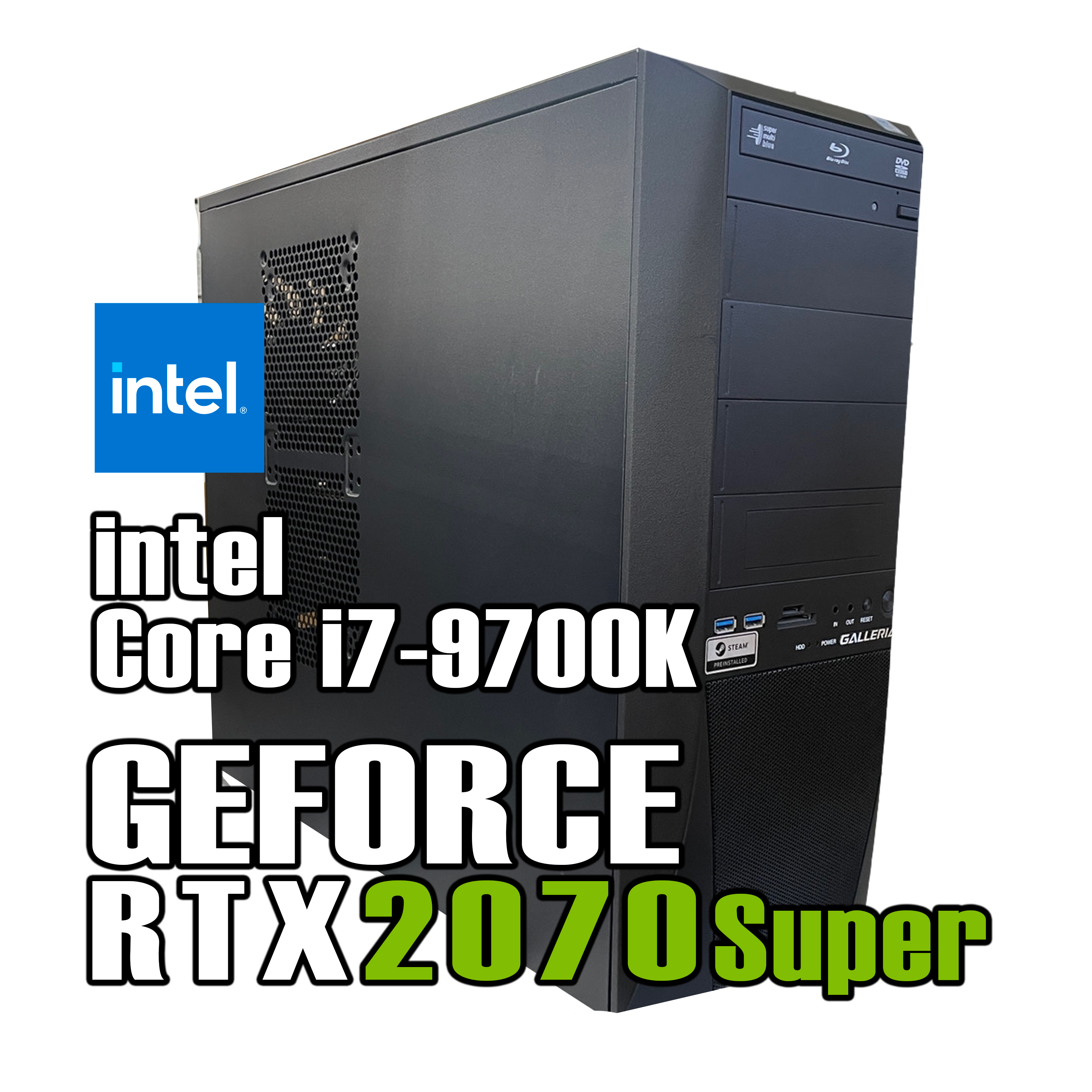 【即納！】 Intel Core i7-9700K / GeForce RTX 2070Super / メモリ DDR4 16GB / SSD 512GB /  GALLERIA / Windows11 home |中古ゲーミングPC専門店GP-ZERO