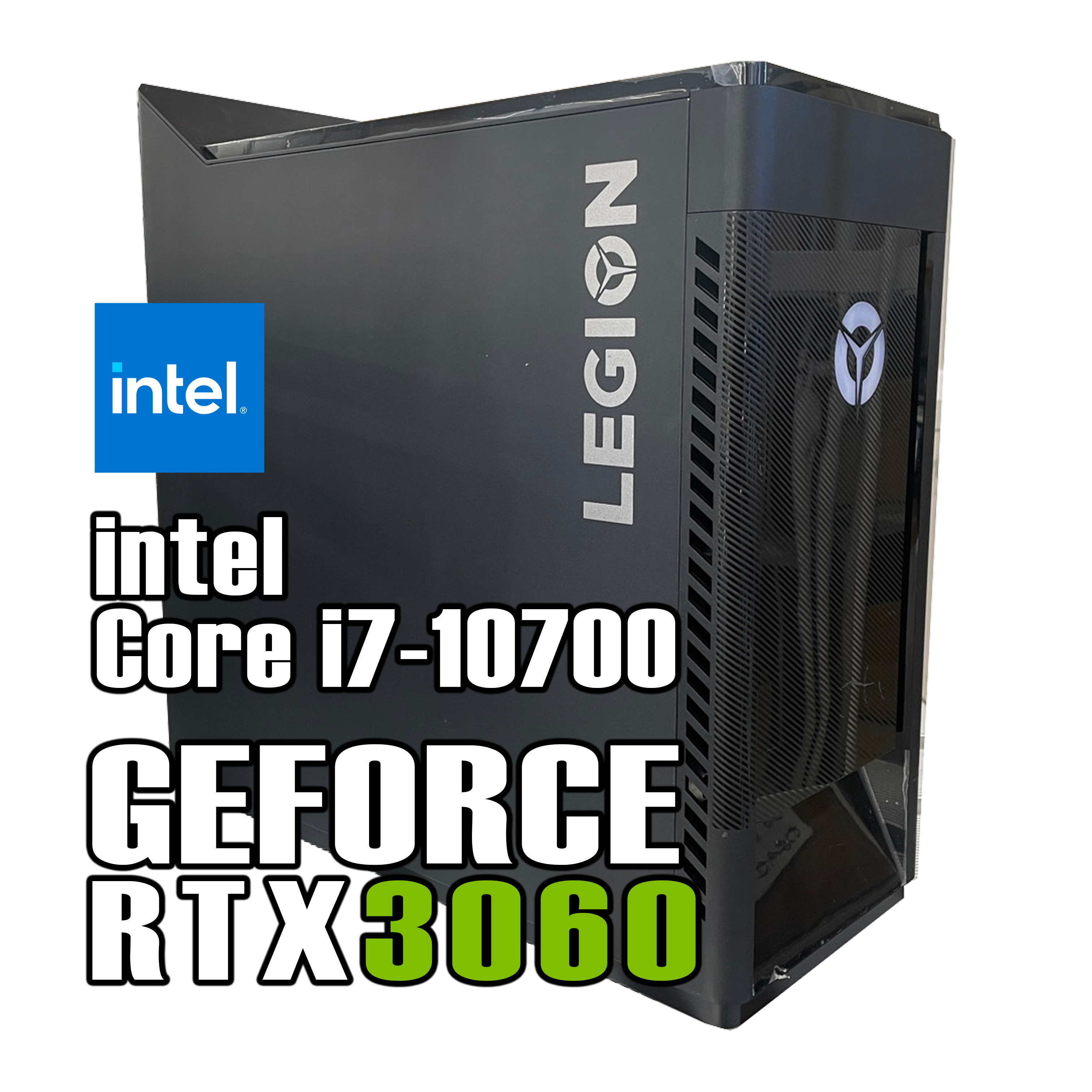 【即納！】 Intel Core i7-10700 / GeForce RTX 3060 / メモリ DDR4 16GB / SSD 512GB /  HDD 2TB / Lenovo LEGION / Windows11 home |中古ゲーミングPC専門店GP-ZERO
