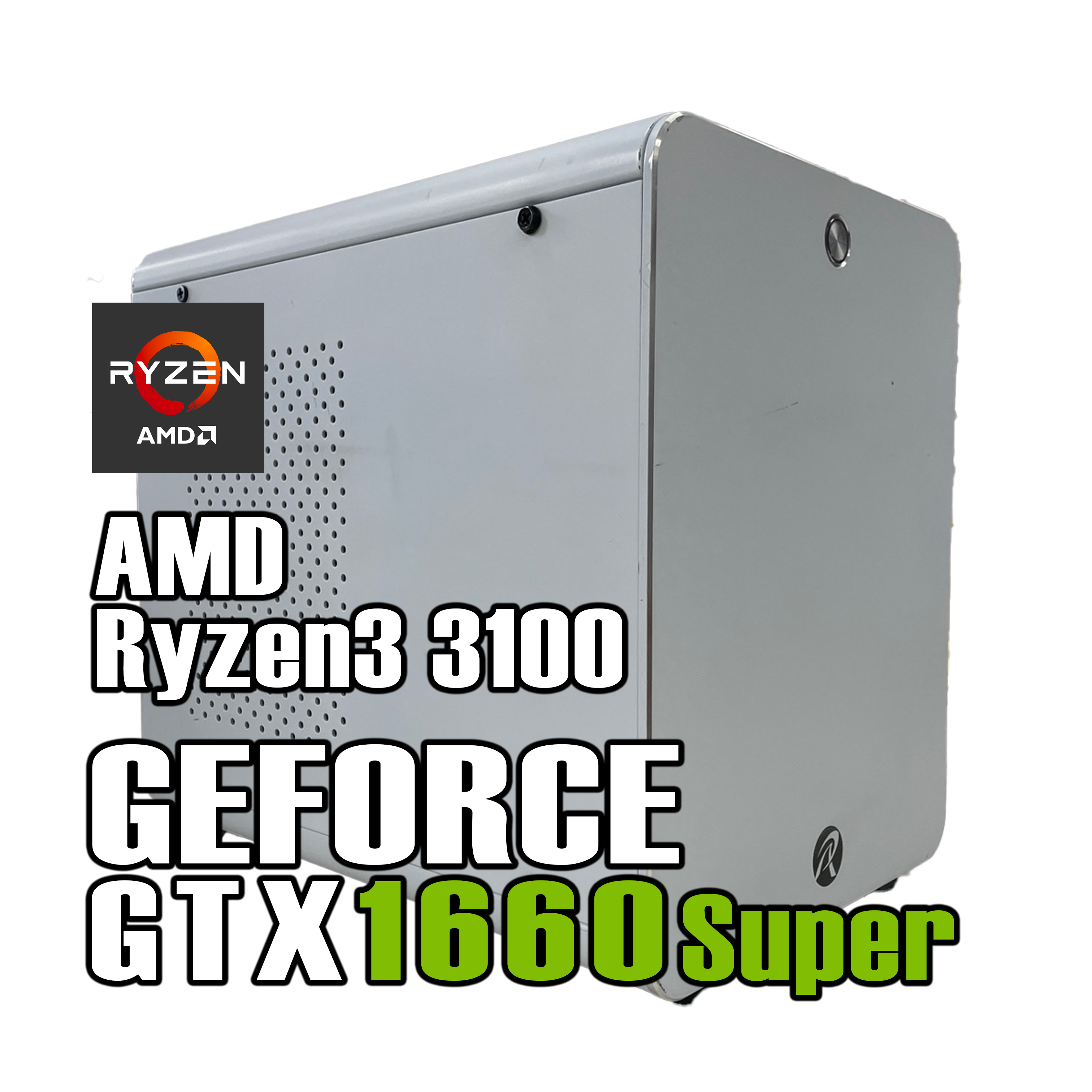 【即納！】 AMD Ryzen3 3100 / GeForce GTX 1660Super / メモリ DDR4 16GB / SSD 500GB  / RAIJINTEK / Windows11 Pro |中古ゲーミングPC専門店GP-ZERO