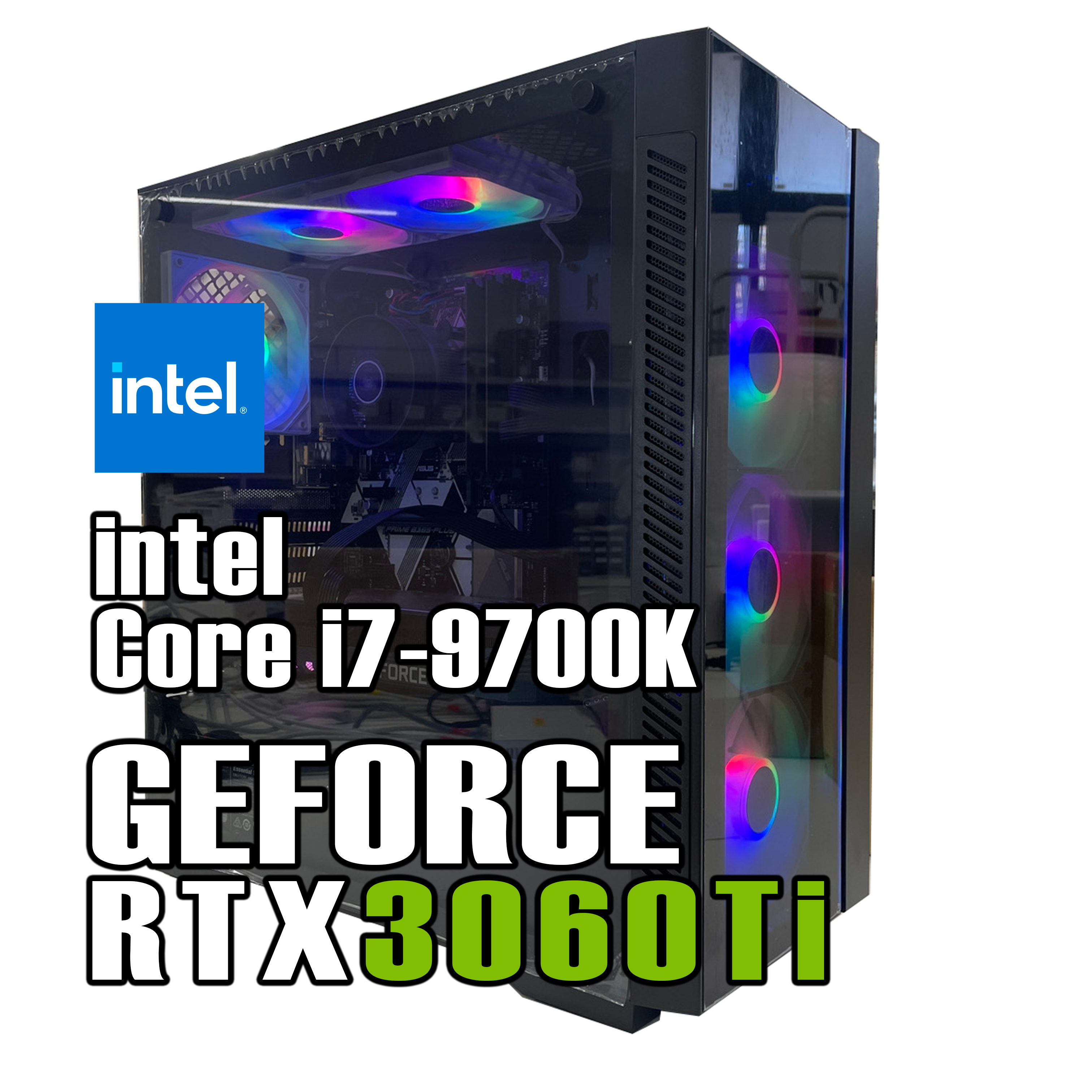 【即納！】 Intel Core i7-9700K / GeForce RTX 3060Ti / メモリ DDR4 16GB / SSD 512GB / DeepCool / Windows11  home |中古ゲーミングPC専門店GP-ZERO