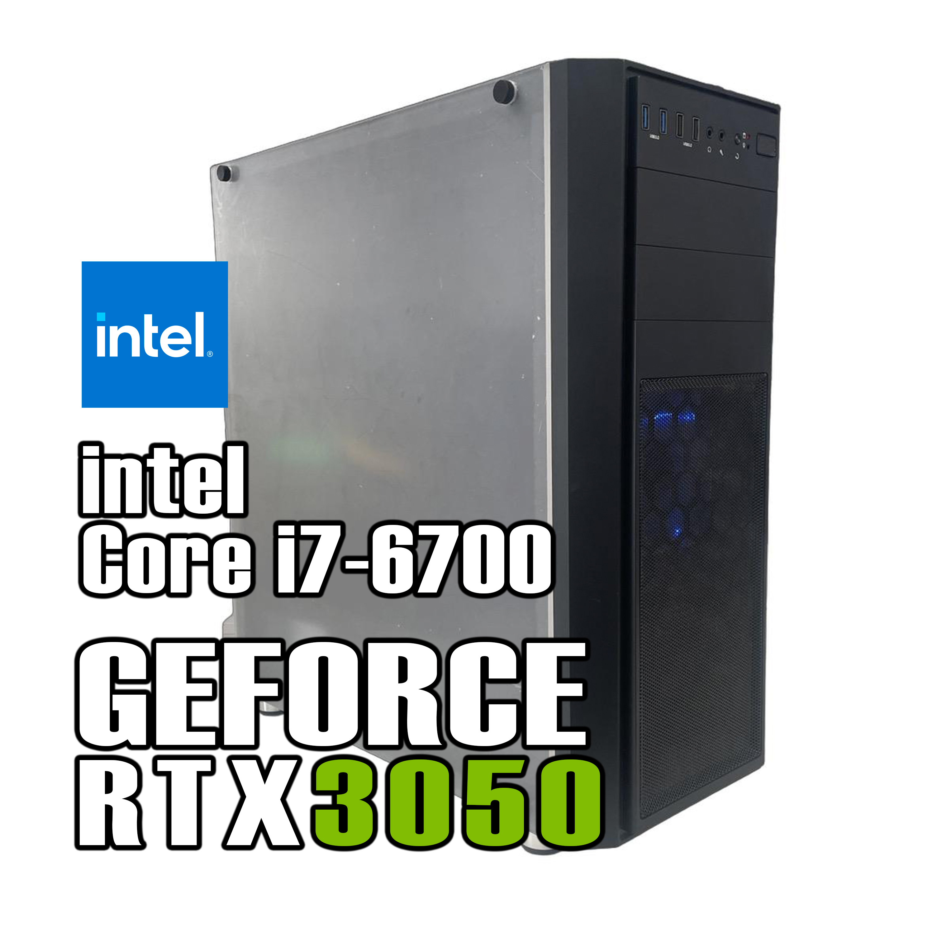 【即納！】 Intel Core i7-6700 / GeForce RTX 3050 / メモリ DDR4 16GB / SSD 512GB / HDD 1TB / Thermaltake / Windows11 home |中古ゲーミングPC専門店GP-ZERO