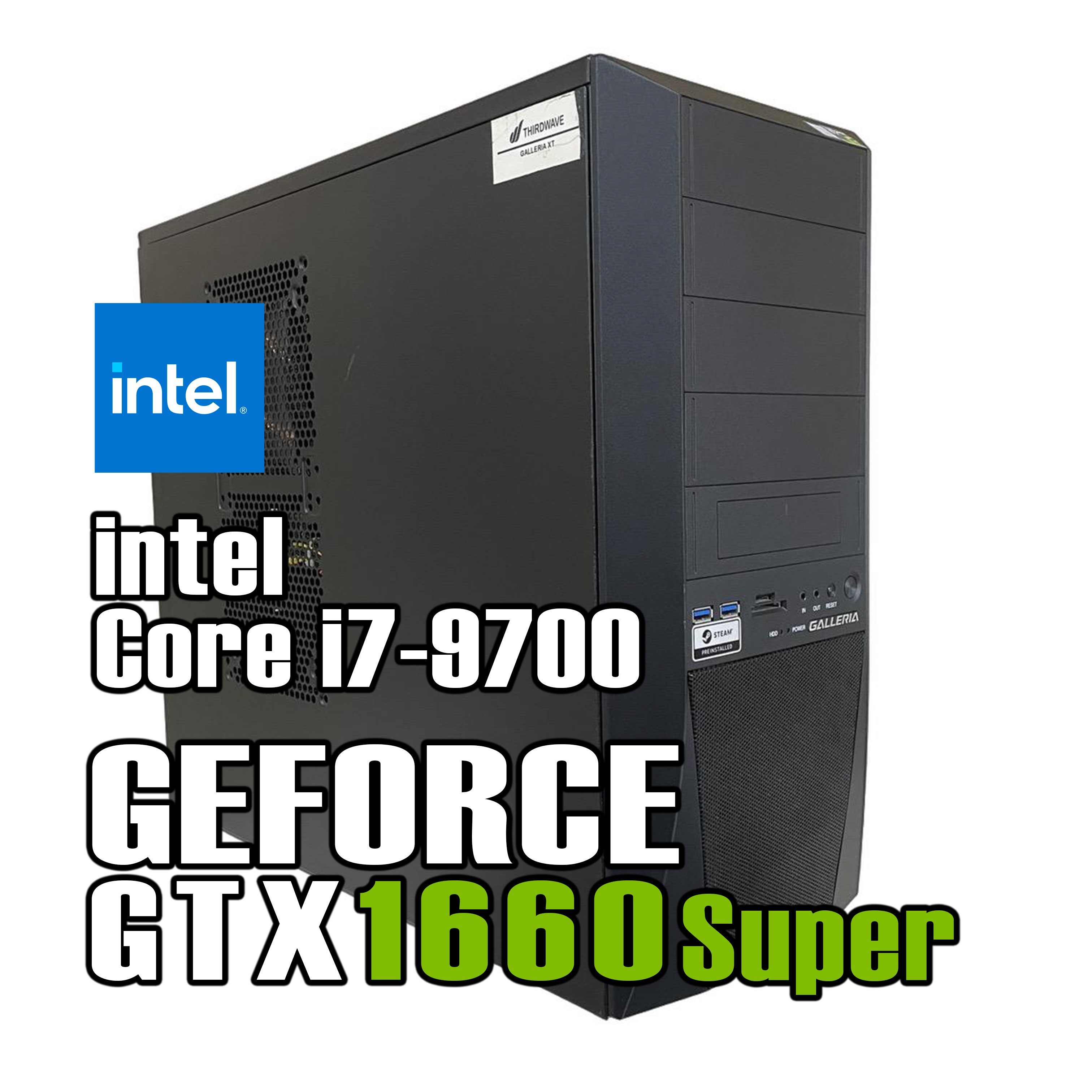 【即納】i7-9700 / GeForce GTX1660 Super / メモリ DDR4 16GB / SSD 512GB/ Thirdwave GALLERIA XT / Windows11 home  |中古ゲーミングPC専門店GP-ZERO