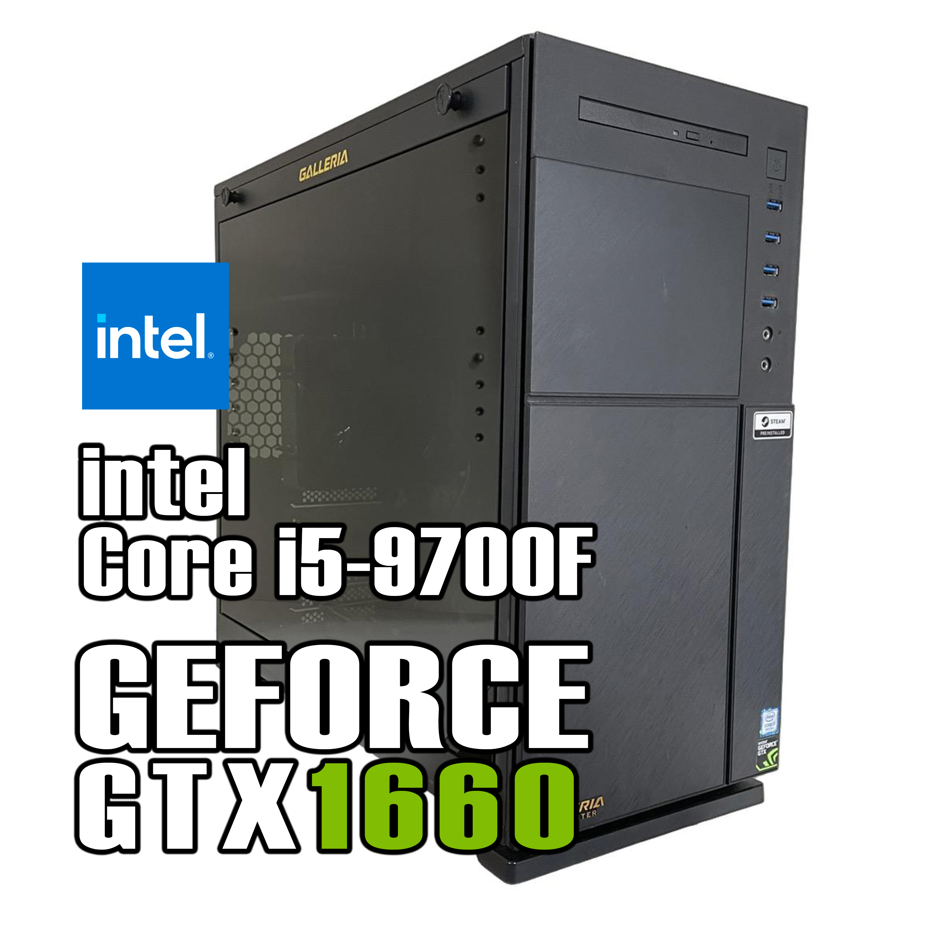 【即納】Core i7-9700F / GeForce GTX1660 / メモリ DDR4 16GB / SSD 256GB / HDD 500GB / Thirdwave GALLERIA / Windows11 Home |中古ゲーミングPC専門店GP-ZERO