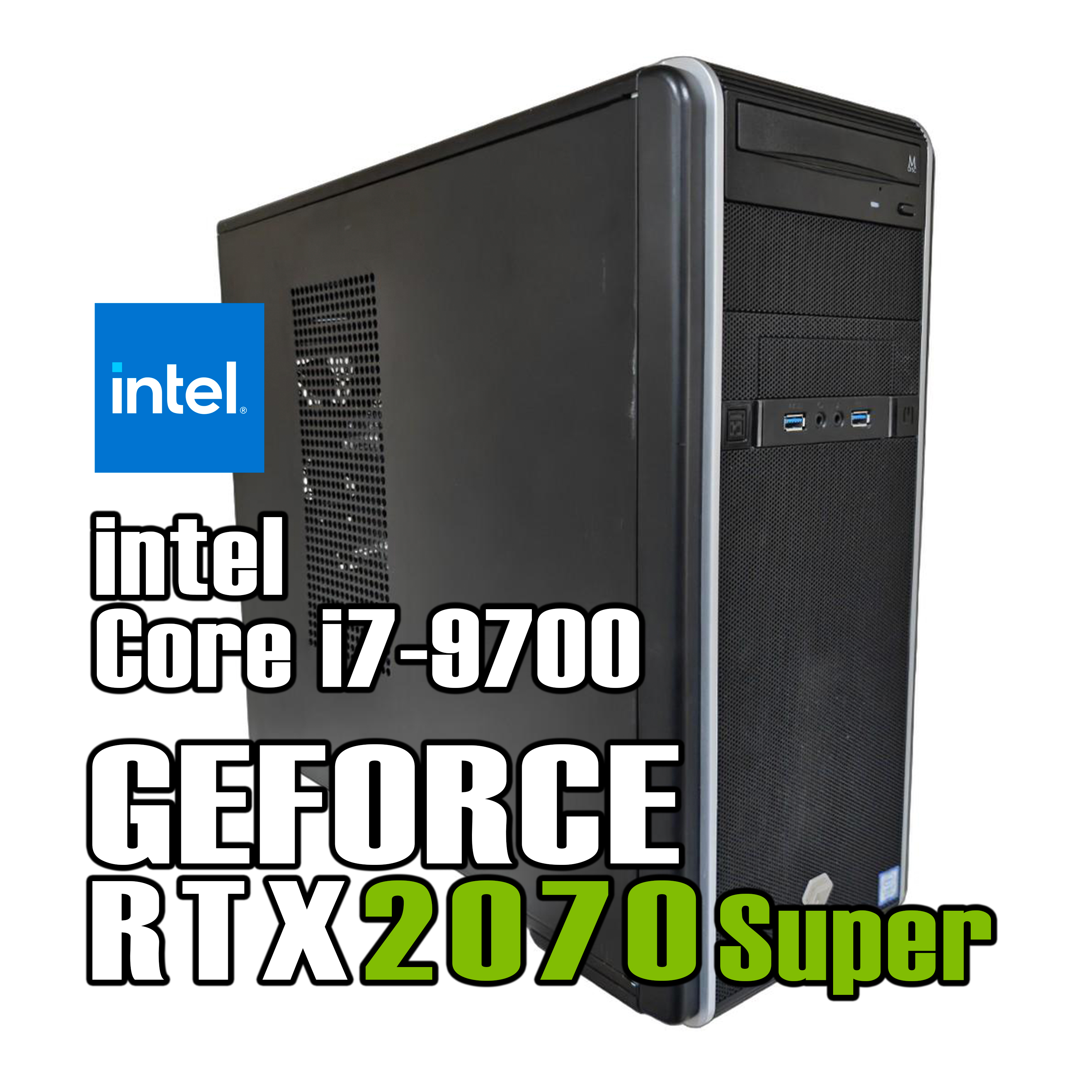 【即納】i7-9700  / GeForce RTX2070 SUPER  / メモリ DDR4 16GB / SSD 512GB / TSUKUMO / Windows11 Pro |中古ゲーミングPC専門店GP-ZERO