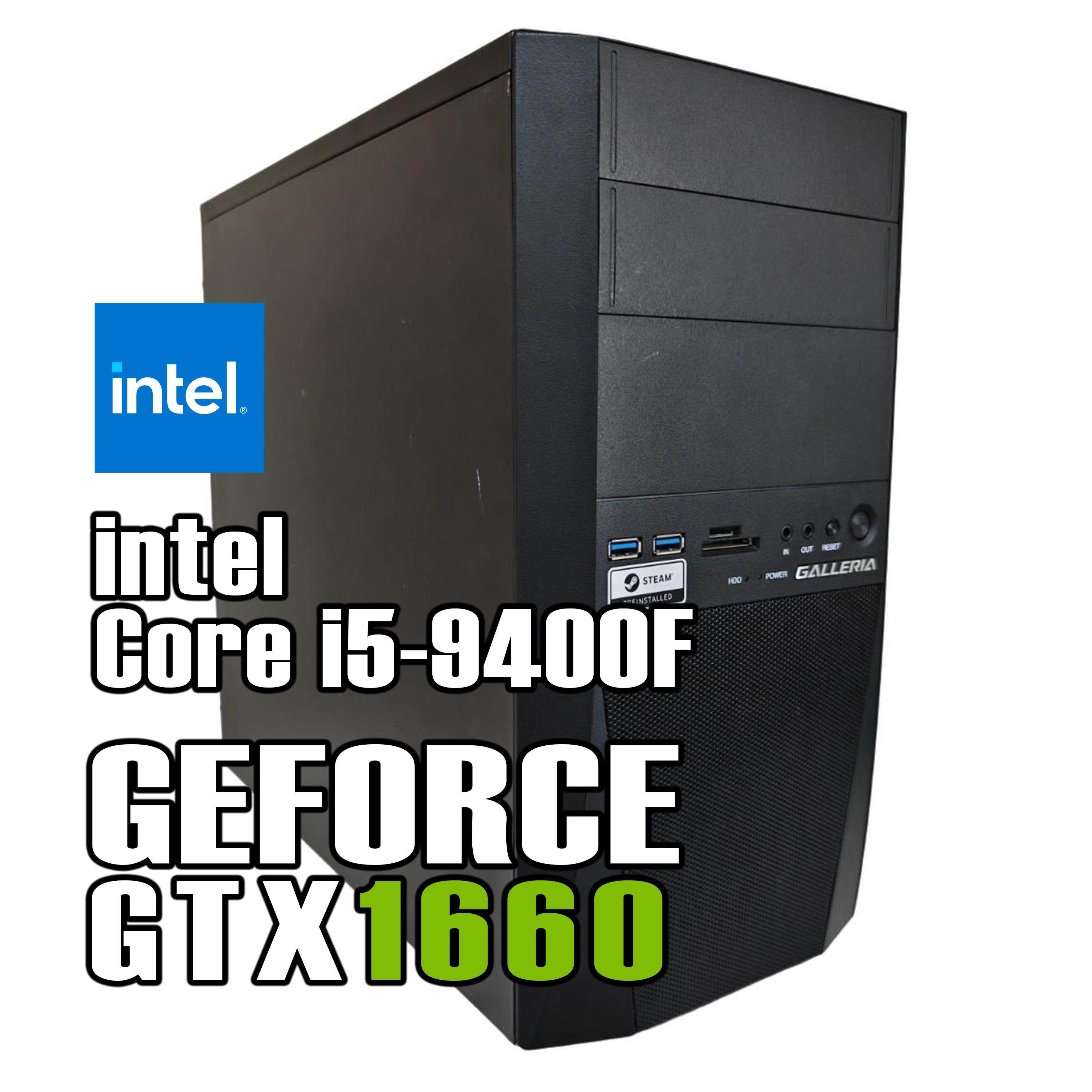 【即納】i5-9400F / GeForce GTX1660  / メモリ DDR4 16GB / SSD 256GB / GALLERIA / Windows11 Home |中古ゲーミングPC専門店GP-ZERO
