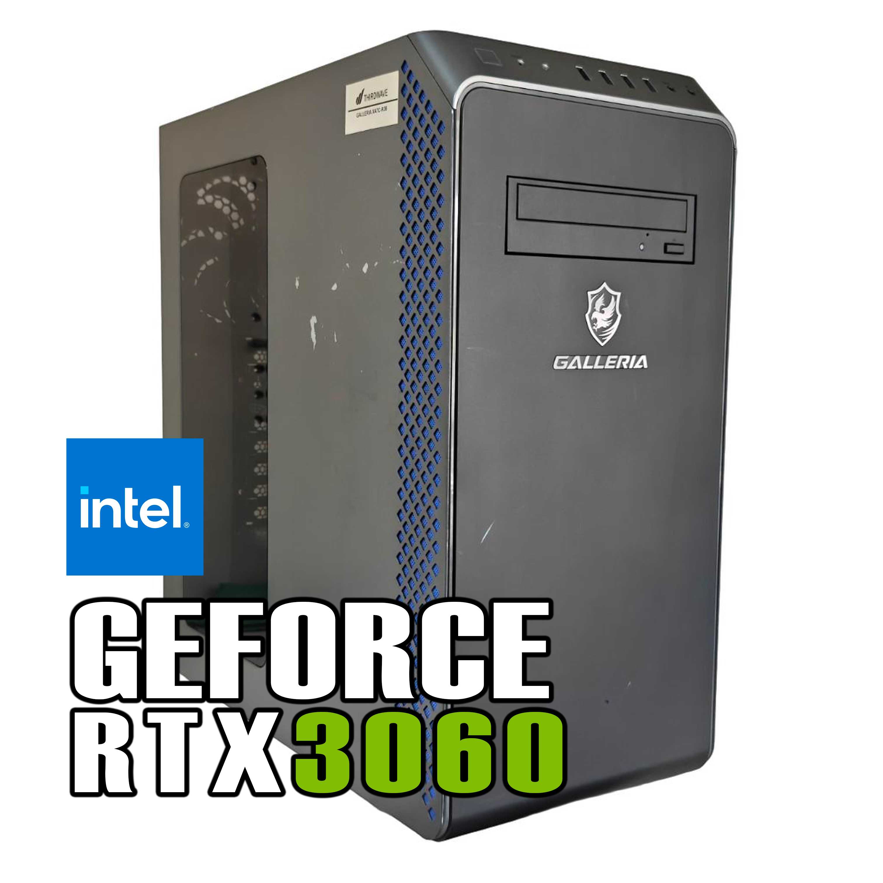 【即納】Intel Core i7-10700 / Geforce RTX3060  / メモリ DDR4 8GB / SSD 256GB / HDD 1TB / GALLERIA / Windows11 Home |中古ゲーミングPC専門店GP-ZERO