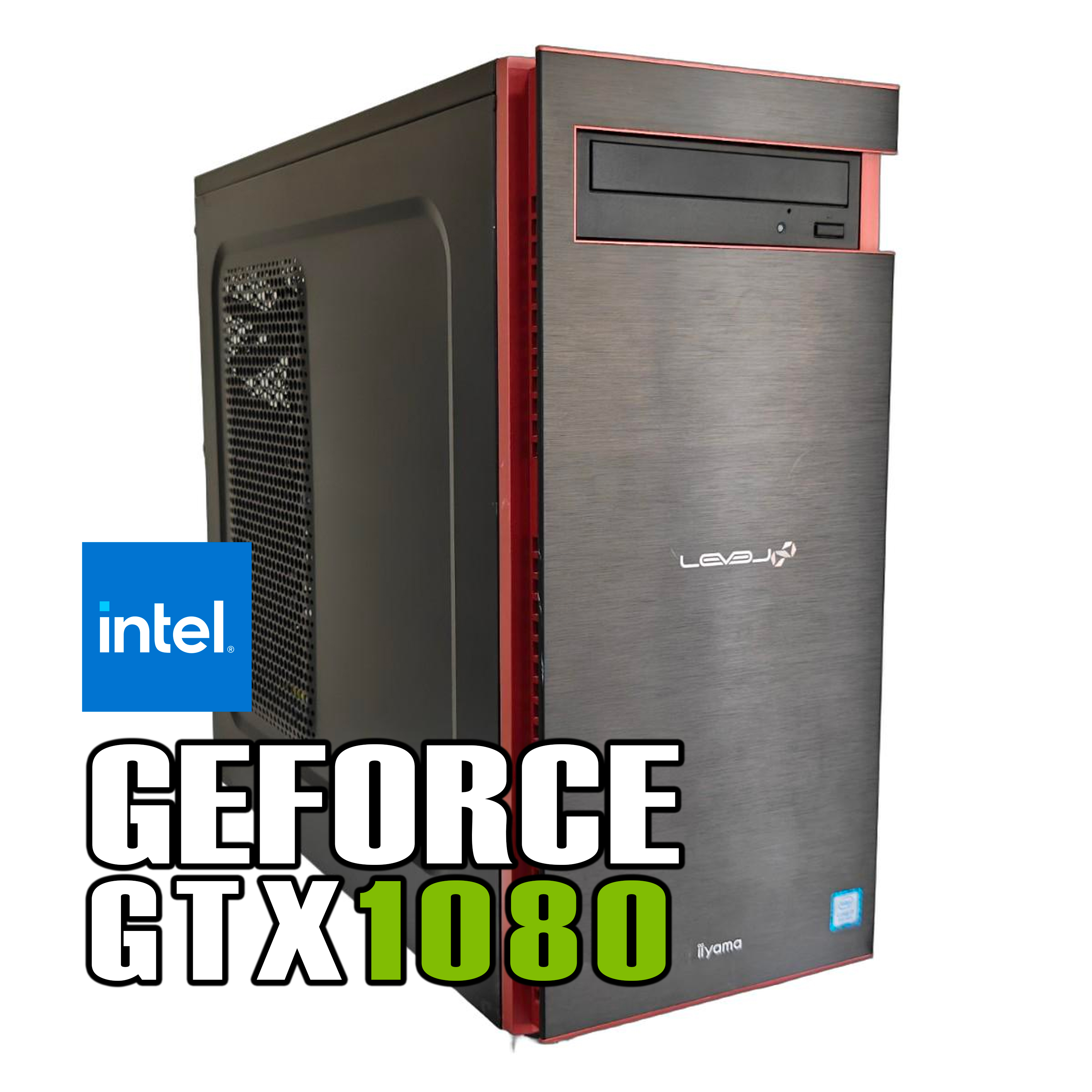【即納】Intel Core i7-8700K / Geforce GTX1080 / メモリ DDR4 16GB / SSD 256GB / iiyama level∞ / Windows11 Home |中古ゲーミングPC専門店GP-ZERO