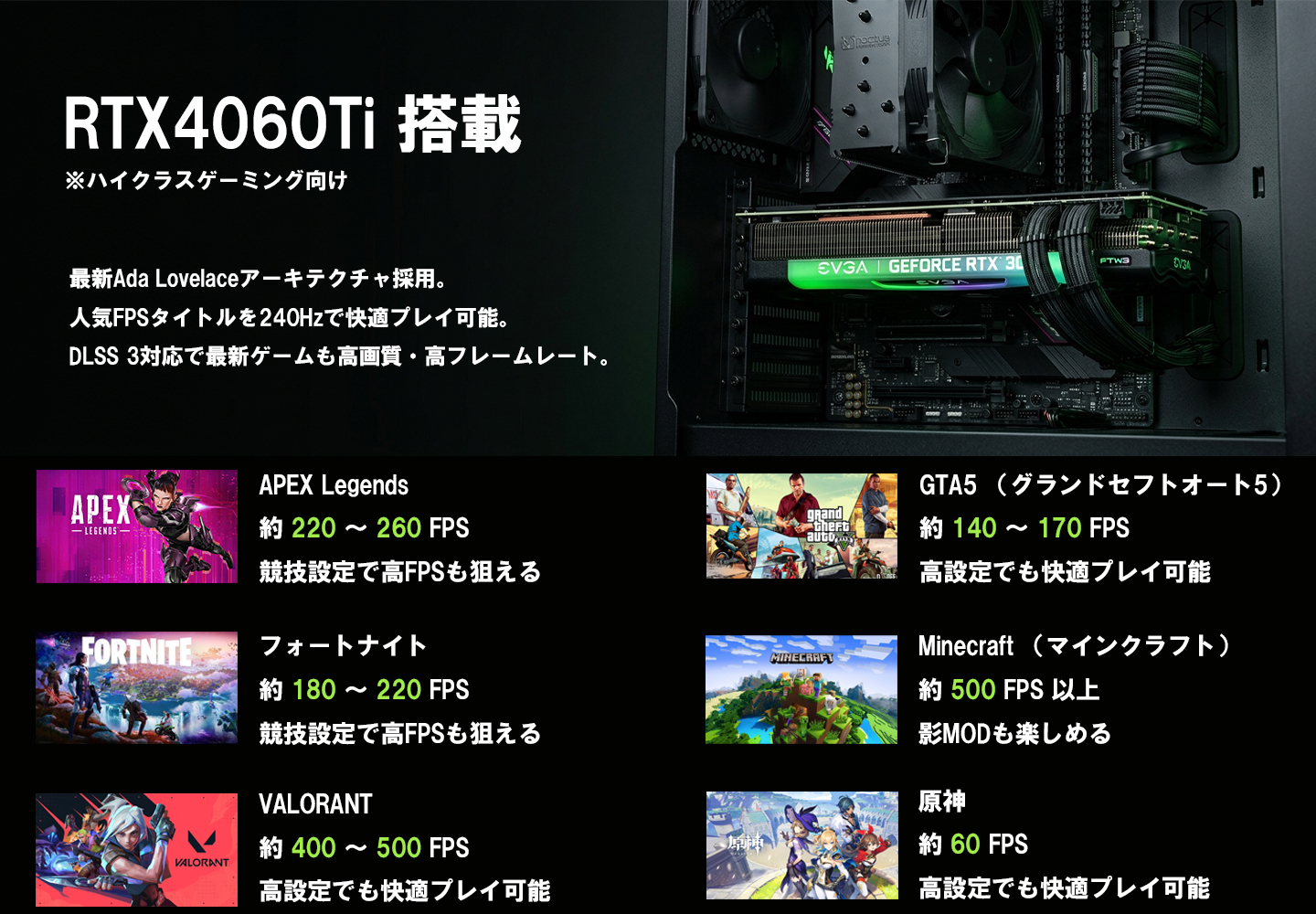 ワークステーション・ゲームPC】 Intel Core i7 14700F / Geforce