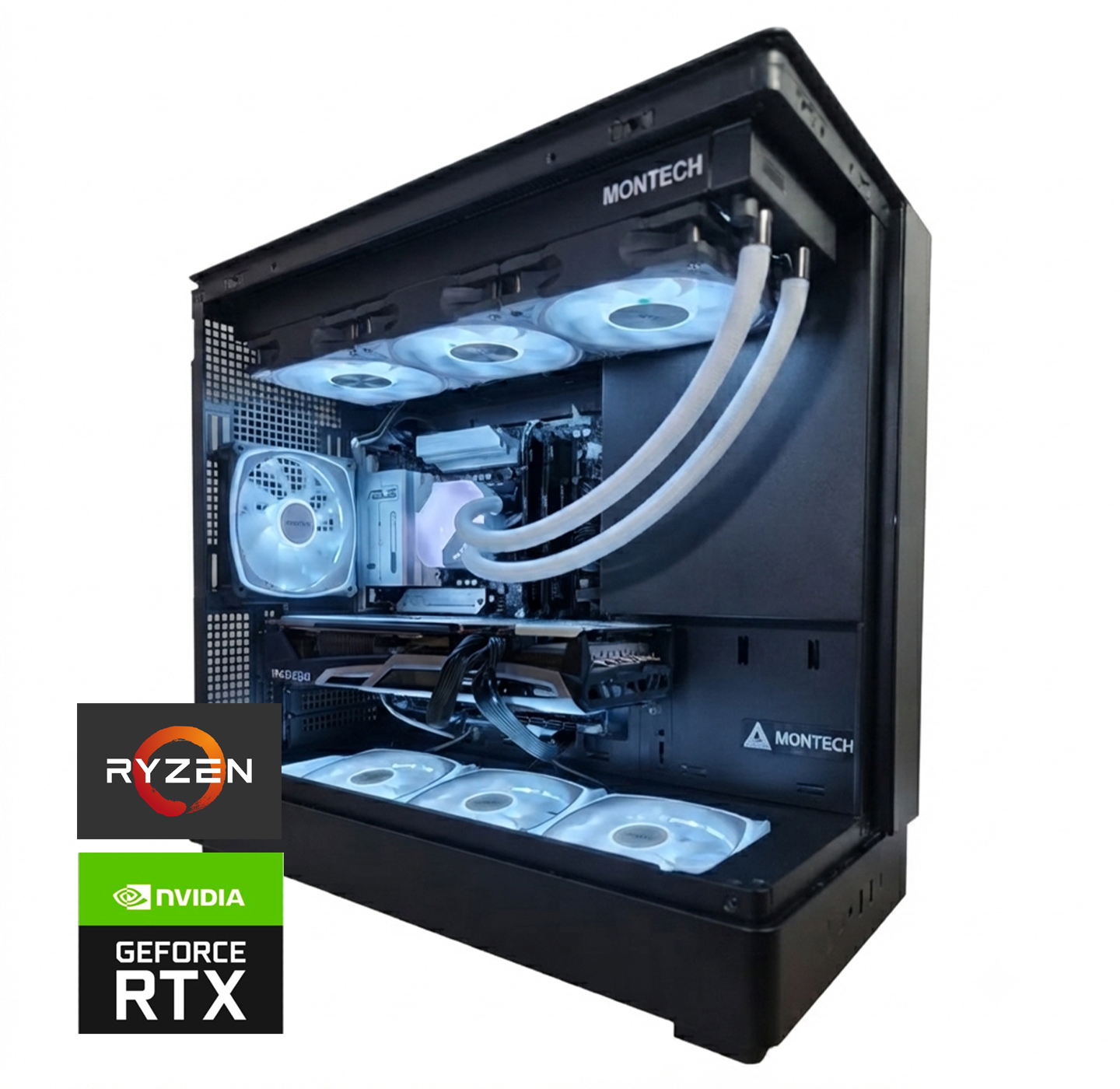 水冷ゲーミングPC】 AMD Ryzen7 7800X3D / NVIDIA RTX 5060Ti / メモリ