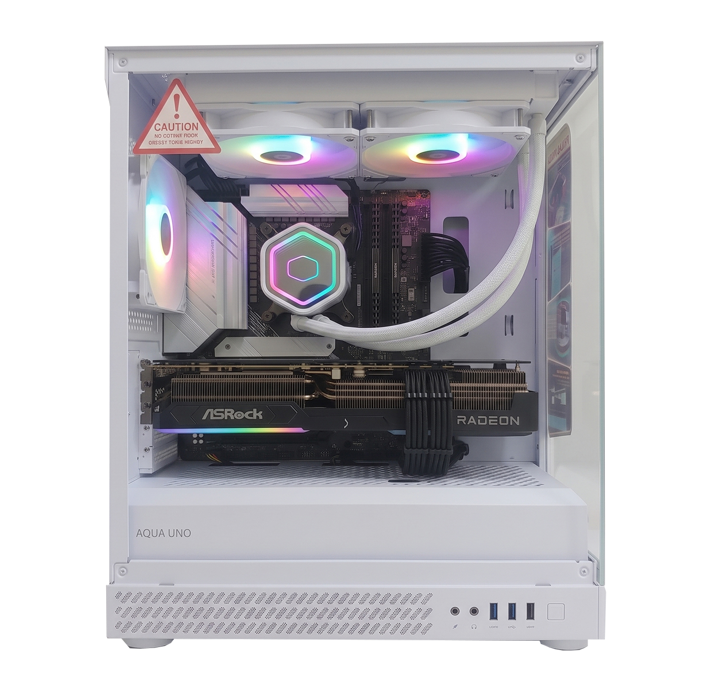 水冷ゲーミングPC 単品 | Radeon RX 9070 XT / Ryzen7 5700X / DDR4