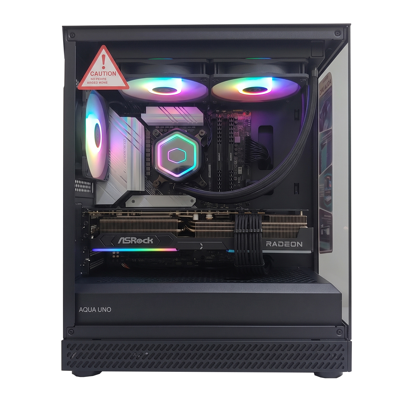 水冷ゲーミングPC 単品 | Radeon RX 9070 XT / Ryzen7 5700X / DDR4