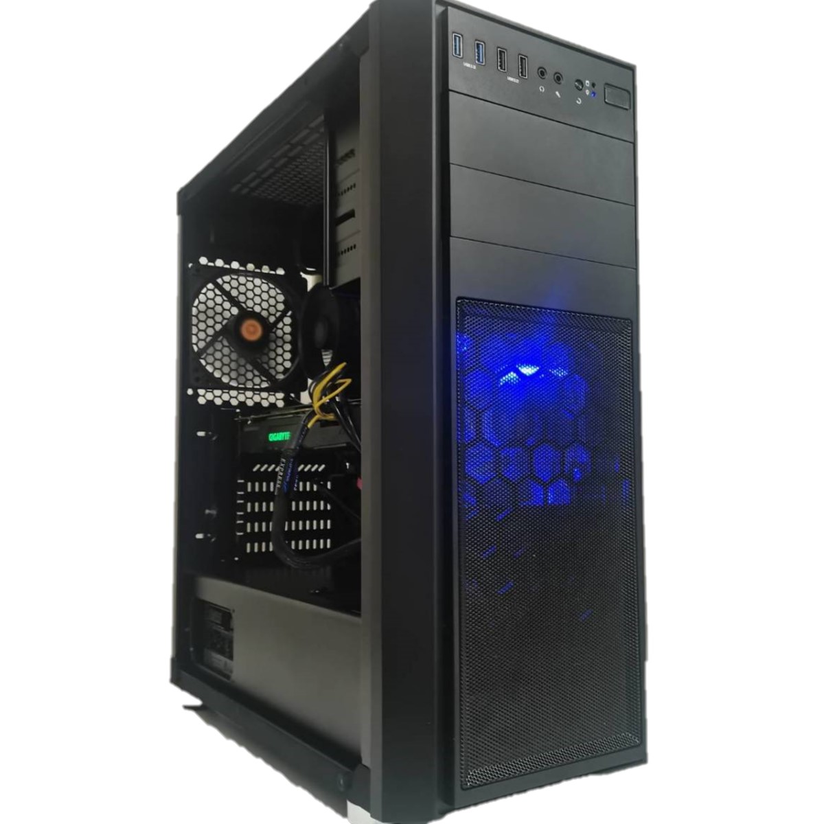 Thrmaltake Versa H26 Black　ゲーミングPC Intel Core i5 9400F/RTX2070 8GB  /メモリ16GB/SSD256GB/HDD1TB/Windows10 64bit home[ゲーミングPC 中古 格安]