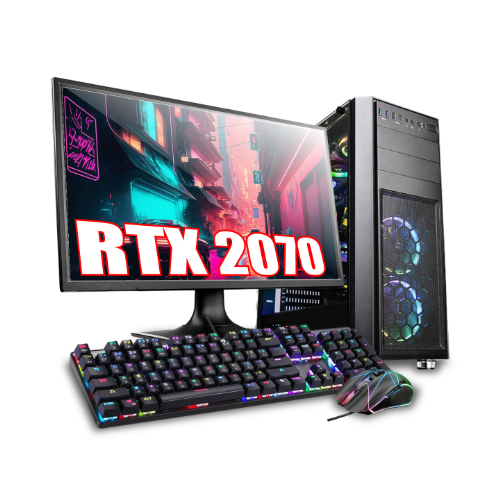 【新品ケース】本格クラスフルセット RTX2070 搭載| Corei7 第8世代以上/ Thermal take versa H26 Black White/DDR4 16GB/SSD500GB/HDD1TB/Windows 11|中古ゲーミングPC専門店 GP-ZERO