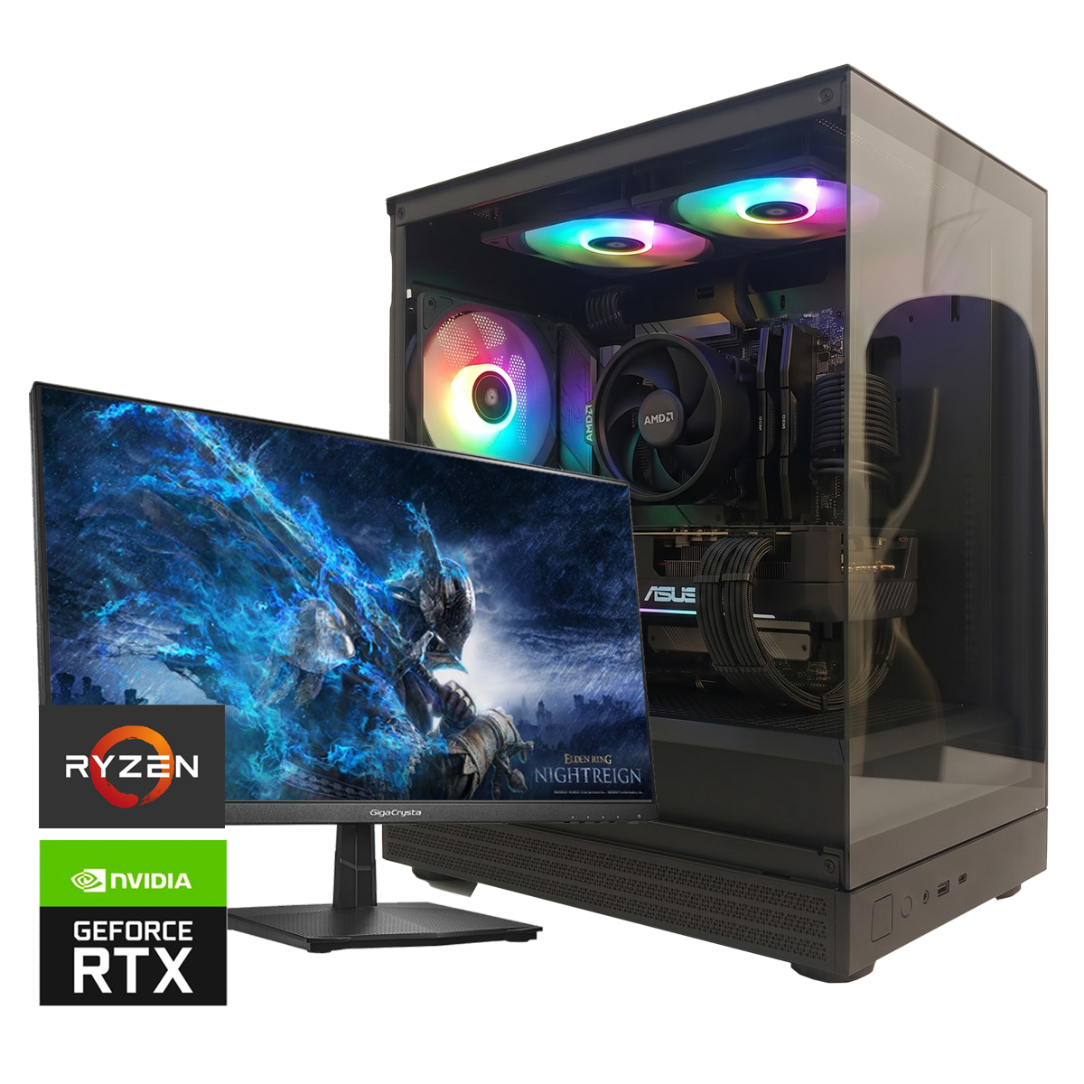 中古ゲーミングPC フルセット | RTX3060Ti / Ryzen5 5500 / 16GB