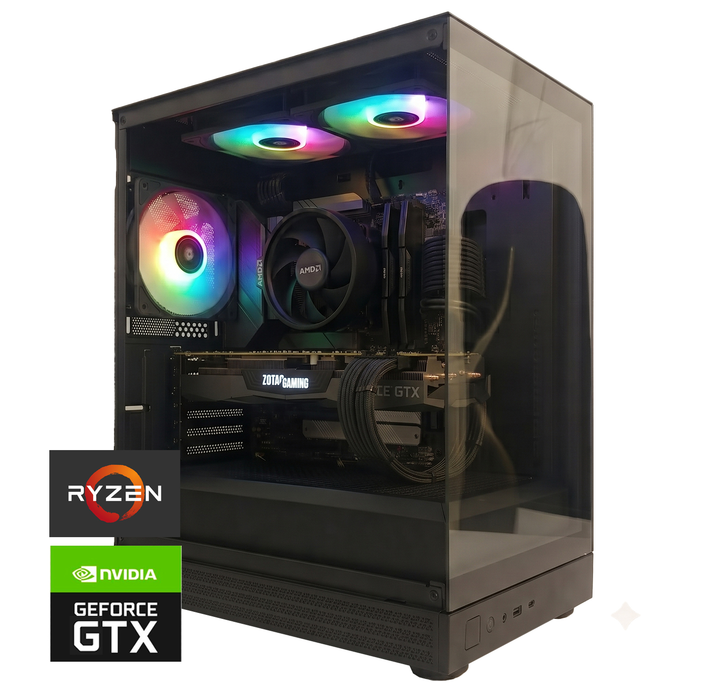 中古ゲーミングPC フルセット | RTX3060Ti / Ryzen5 5500 / 16GB
