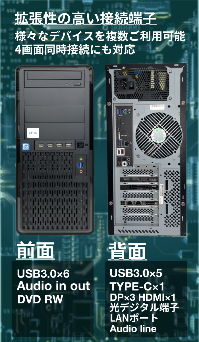 101001000無線ゲーミングPC Core i7 9700 RTX2070Super - dgw