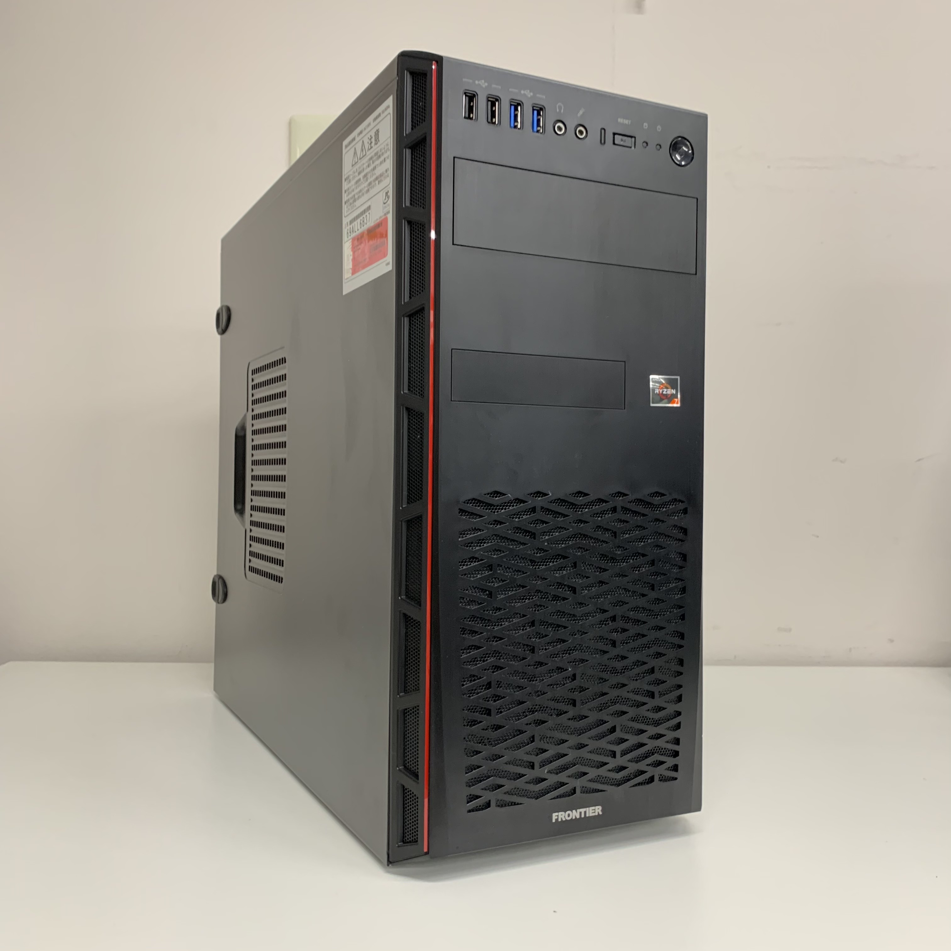 FRONTIER FRGAB550/WS902/NTK AMD Ryzen7 5700X/16GB/NVIDIA  RTX3060Ti/SSD1TB/Windows10 64bit home |中古ゲーミングPC専門店 GP-ZERO