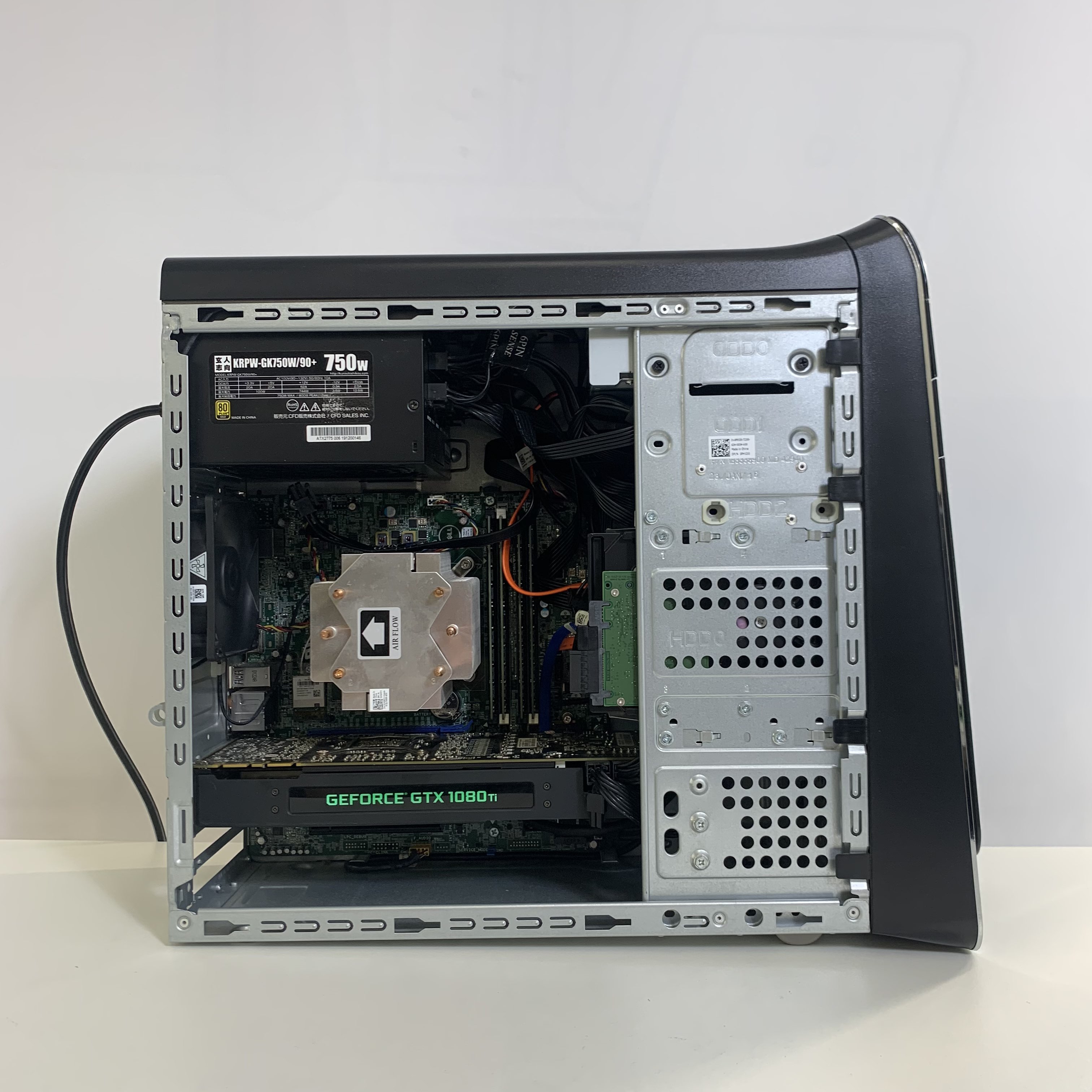 DELL/i7 6700K/DDR4 32GB/GTX1080Ti/SSD 1TB/HDD 2TB/Windows11  home|中古ゲーミングPC専門店GP-ZERO